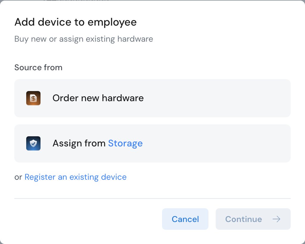 new device
