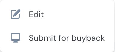 options menu