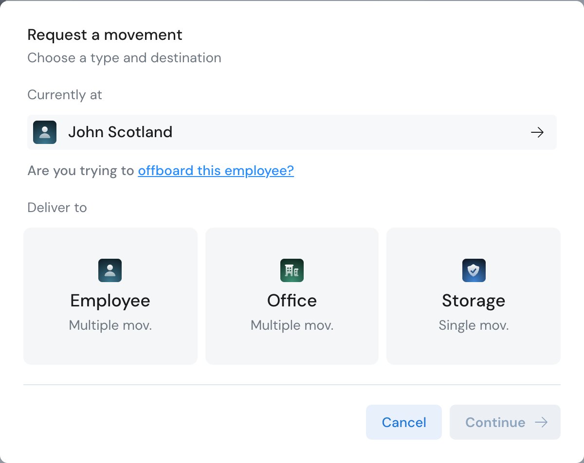 request movement