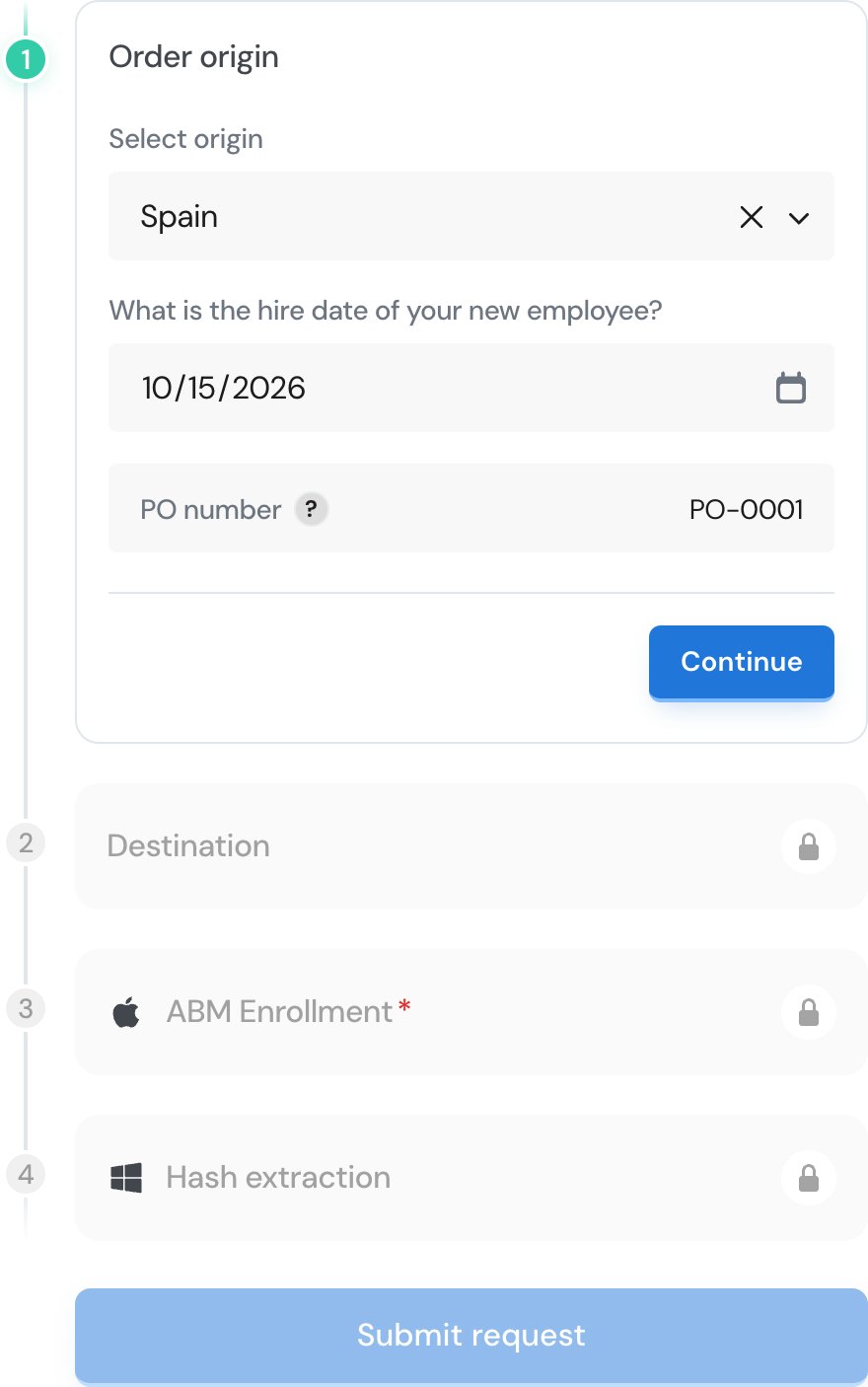 order origin