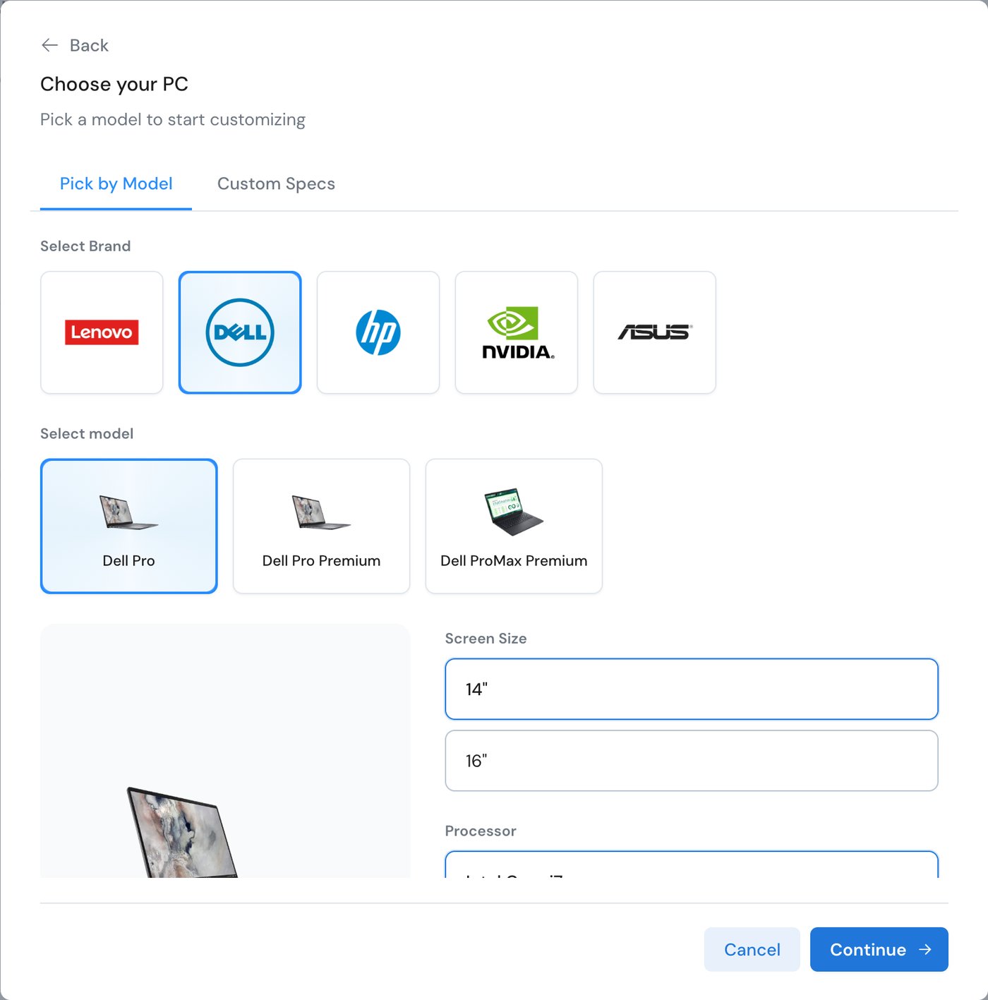 pc configurator