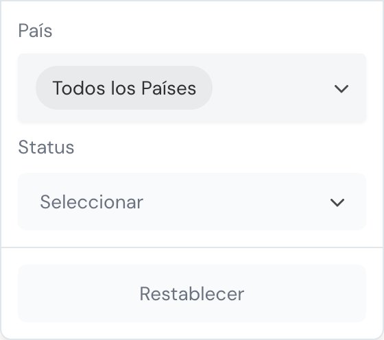 tickets filters
