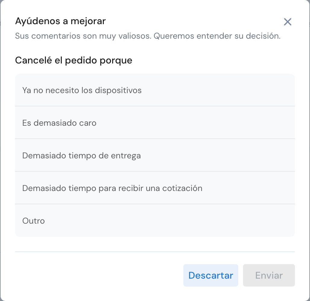 cancel order